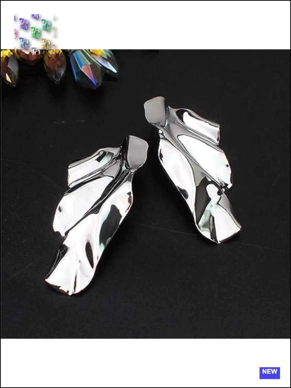 Geometric Texture Drop Earrings for Women Hypoallergenic Alloy Minimalist